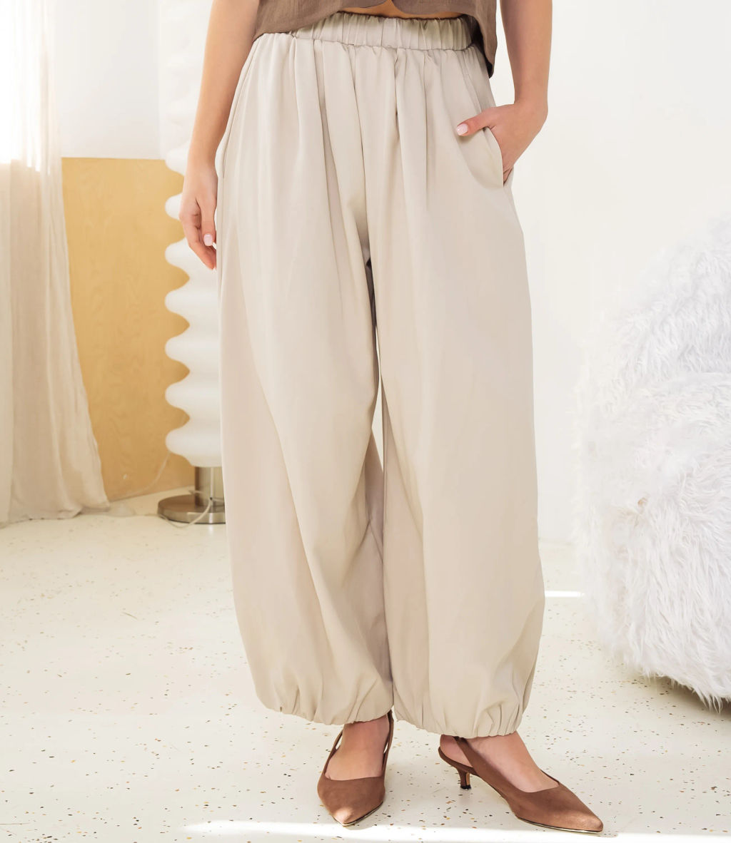 Брюки #КТ25811, светло-бежевый - Dommod фото 2