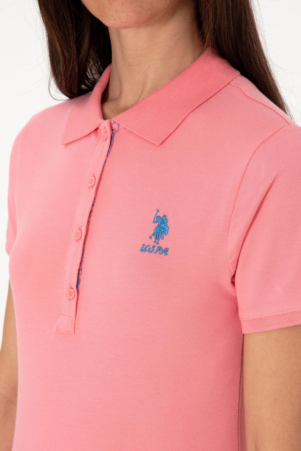 Kad_n Pembe Basic Ti__rt Sepette S_rpriz _ndirim - U.s. polo assn фото 7