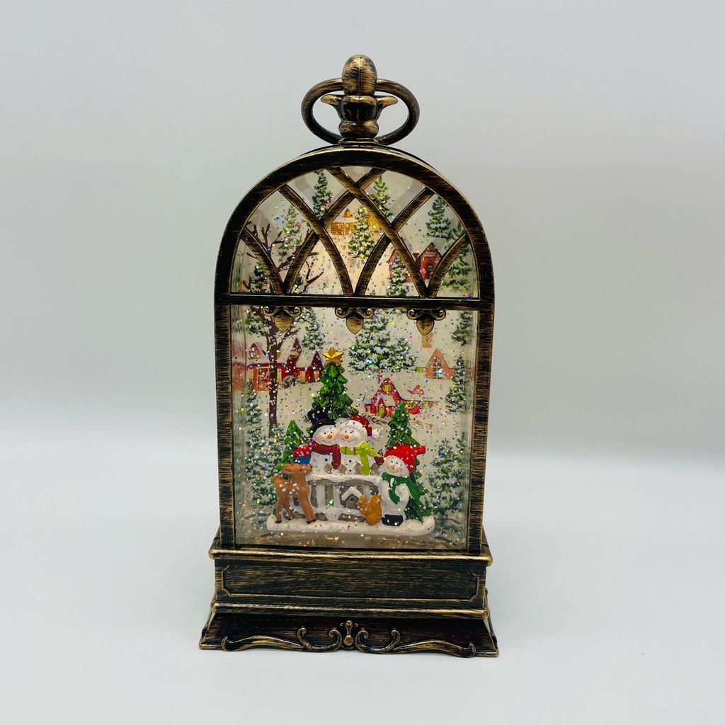 Новогодний декор стекло - Окно 25 см (свет, музыка) (арт. C) - Ип лебедев о.ю фото 2