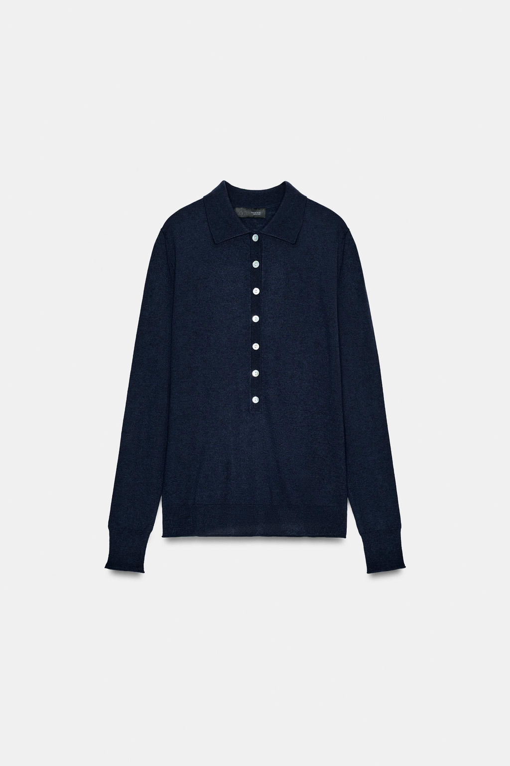 FINE KNIT WOOL POLO SHIRT - Zara фото 14