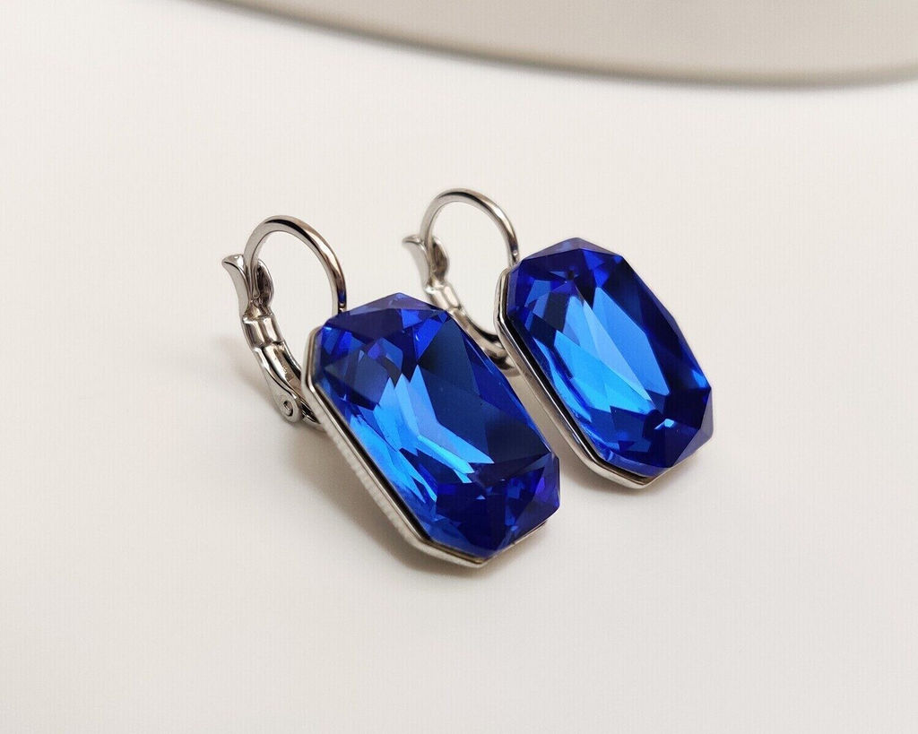 Серьги с чешскими кристаллами