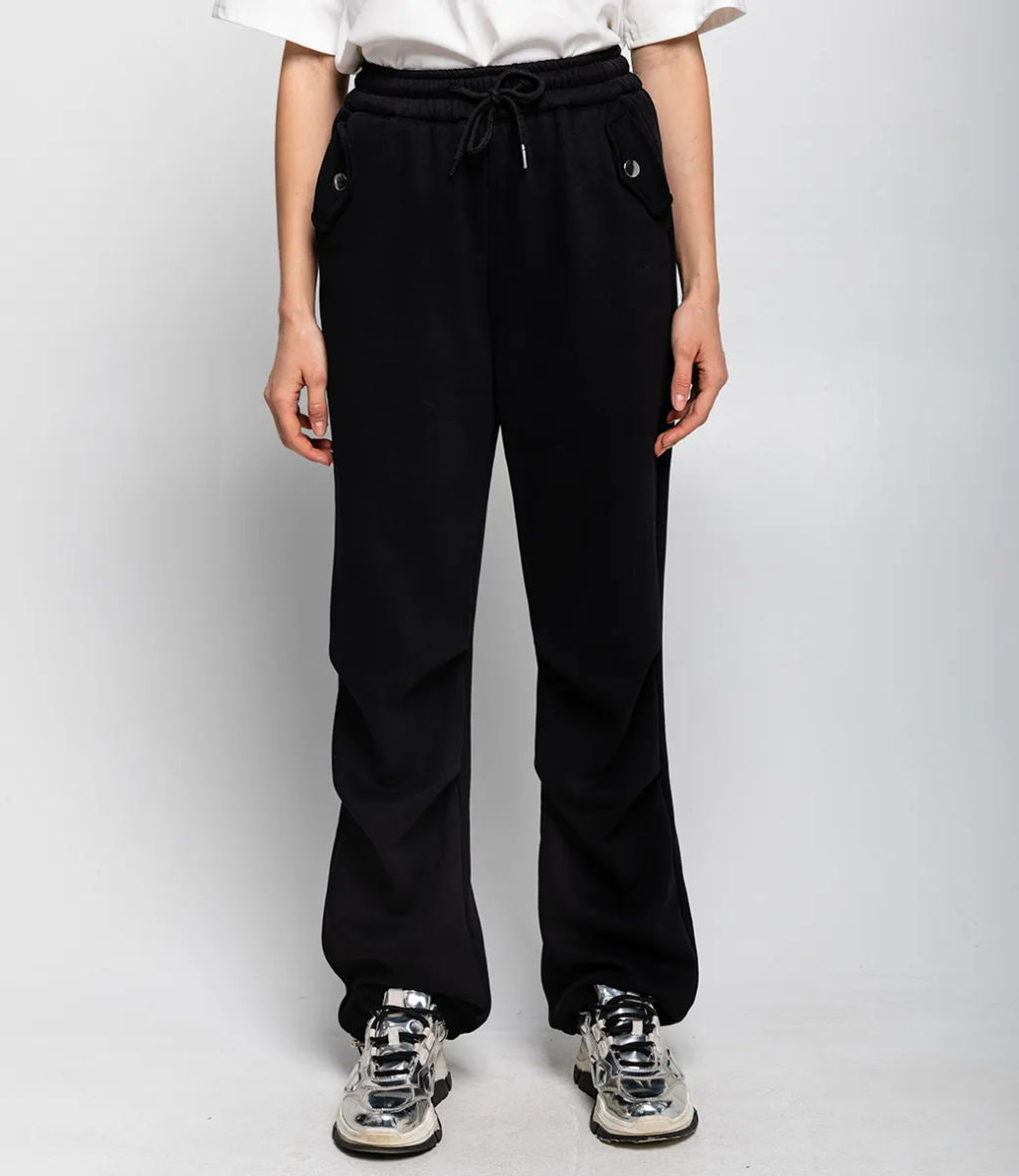 Брюки #КТ6202, чёрный