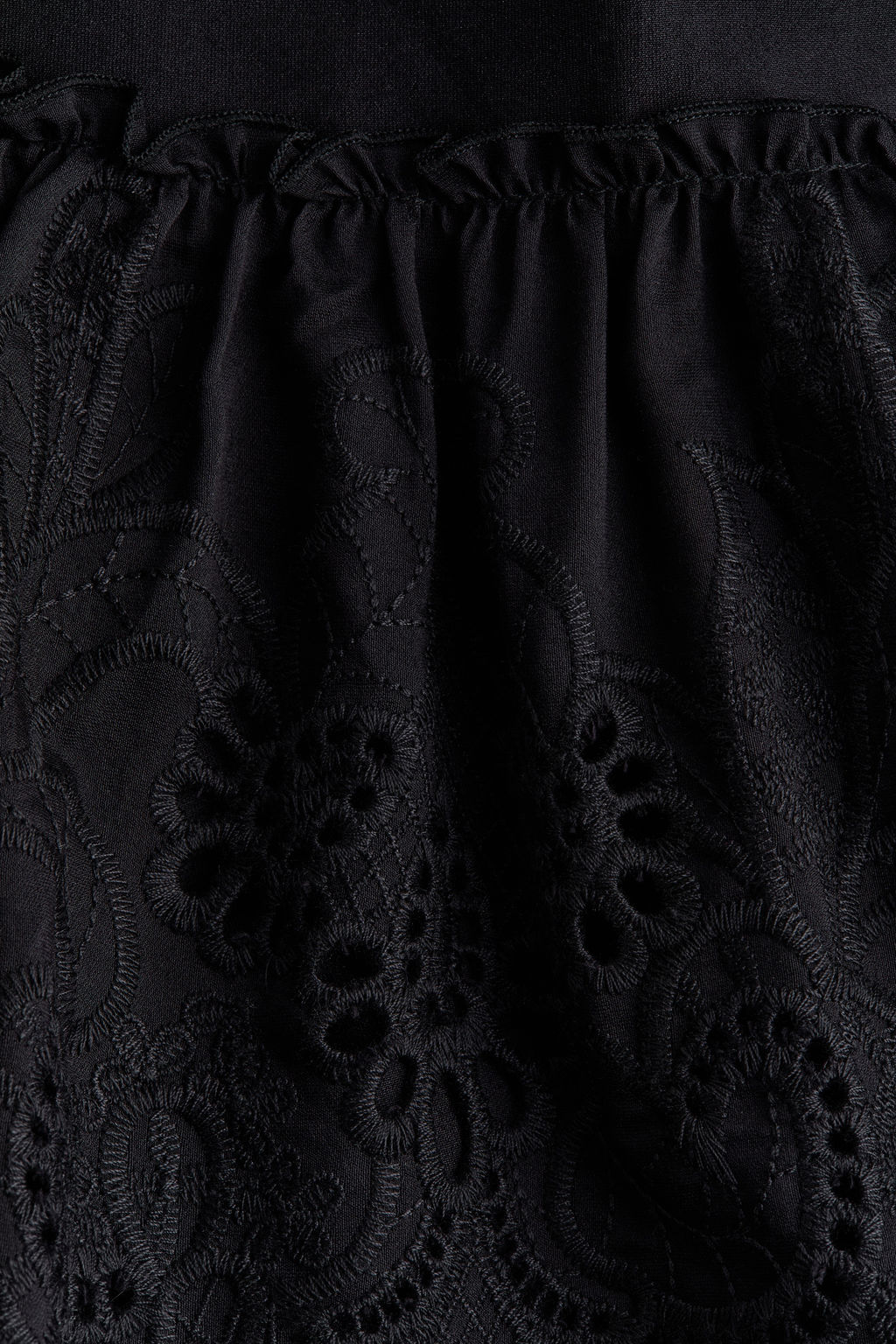 Vestido off-the-shoulder con bordado ingl?s - H&m фото 2