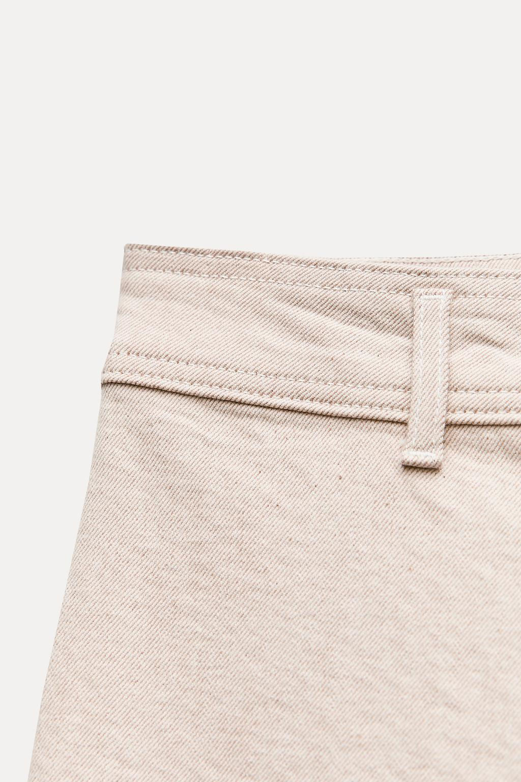 ZW MARINE STRAIGHT-LEG HIGH-WAIST JEANS - Zara фото 9