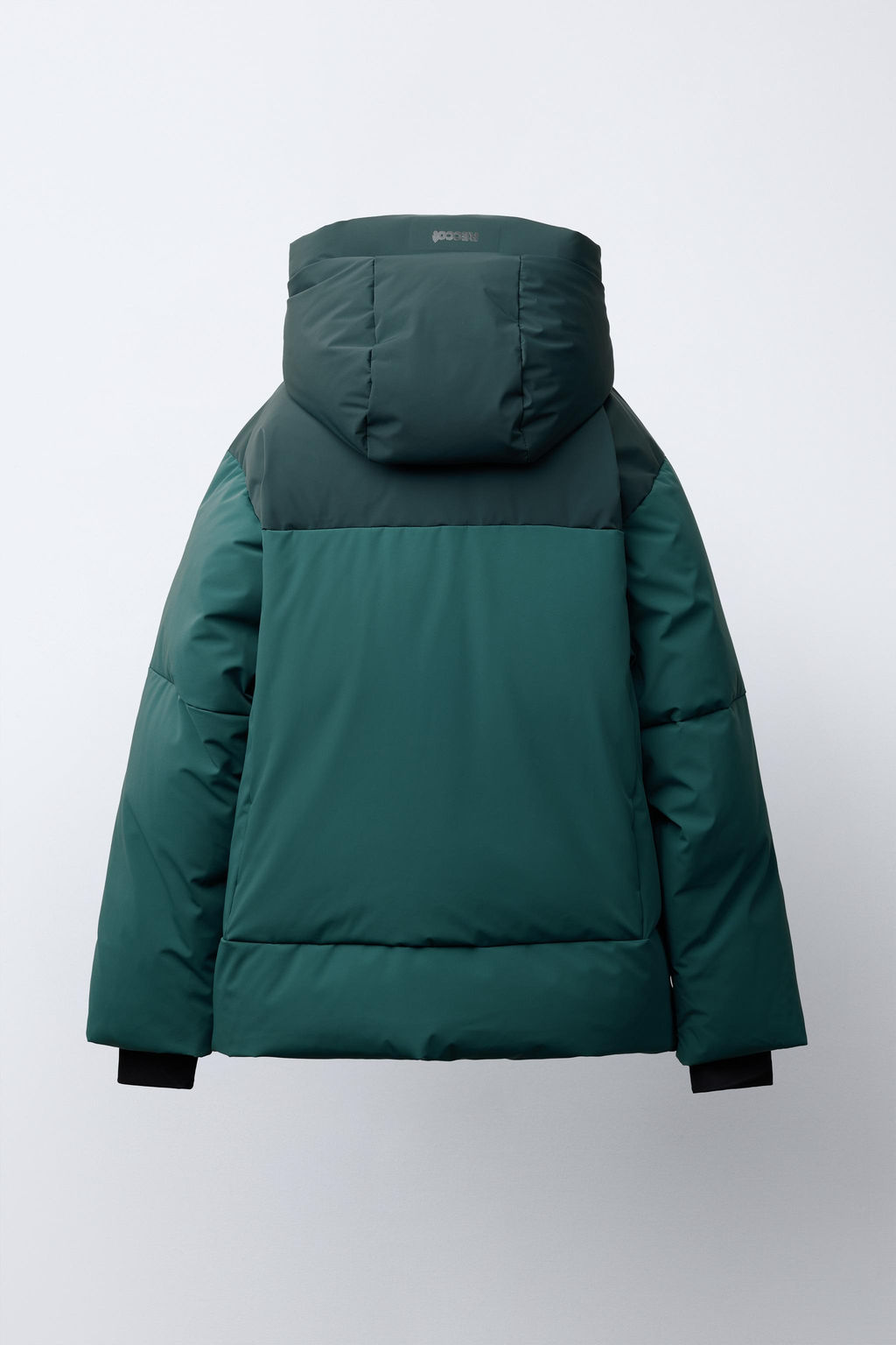 DOWN AND FEATHER PUFFER JACKET WITH REMOVABLE HOODIE, WATER-RESISTANT AND WINDPROOF COLOUR BLOCK RECCO® SYSTEM SKI COLLECTION - Zara фото 20