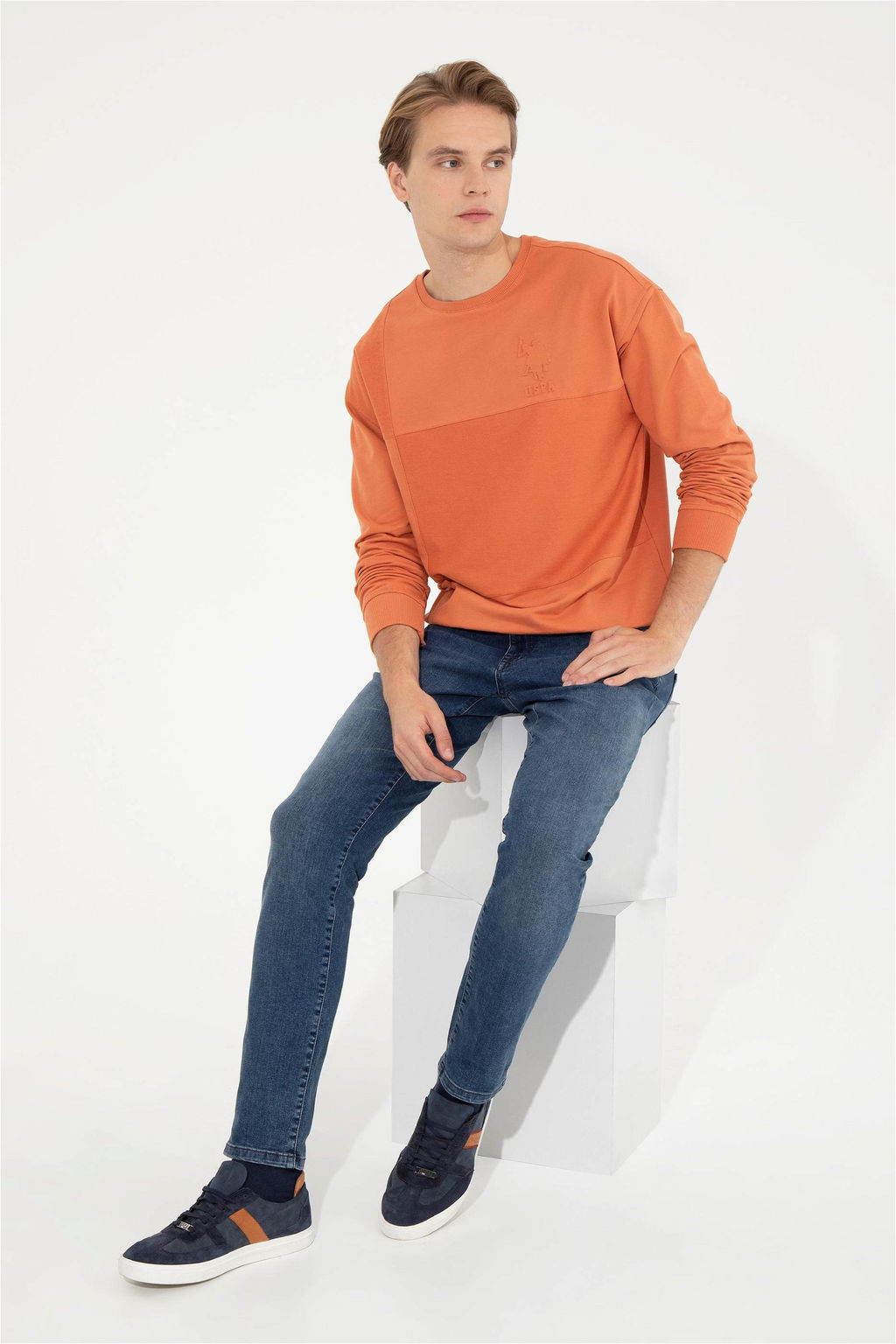 U. S. Polo Assn / Мужской свитшот с плиткой - U.s. polo assn фото 7