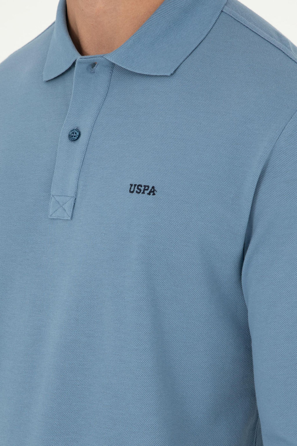 Мужской темно-синий базовый свитшот - U.s. polo assn фото 7