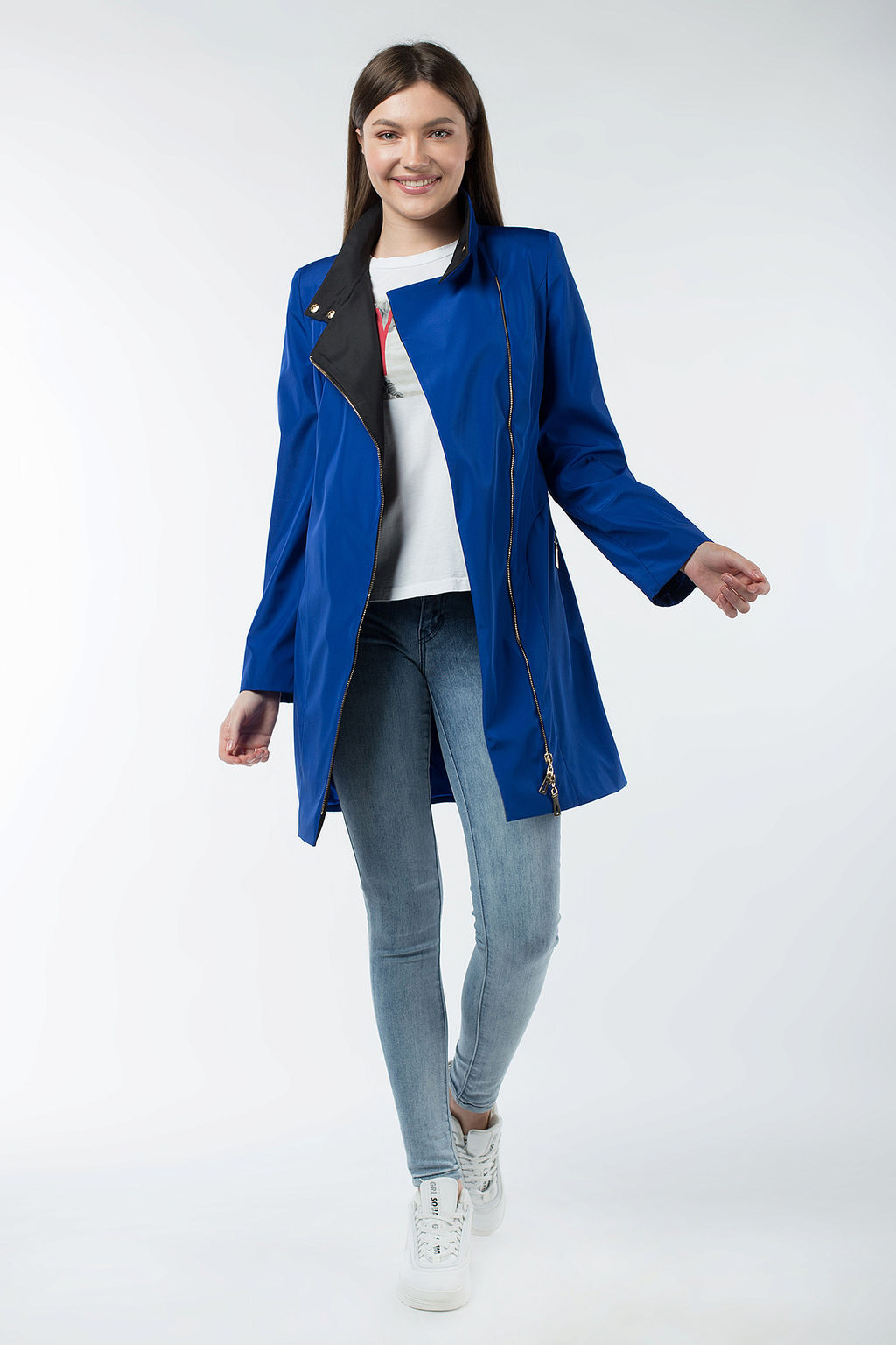 03-2012 Плащ женский (пояс) - El podio фото 2