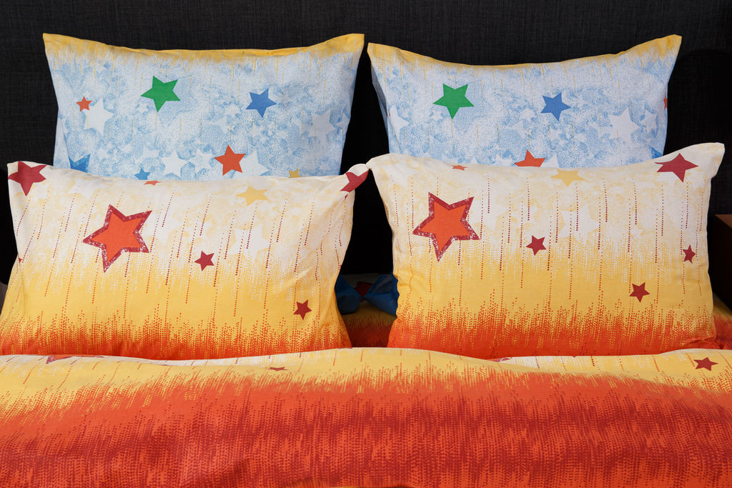 КПБ Звездочки бязь сем.