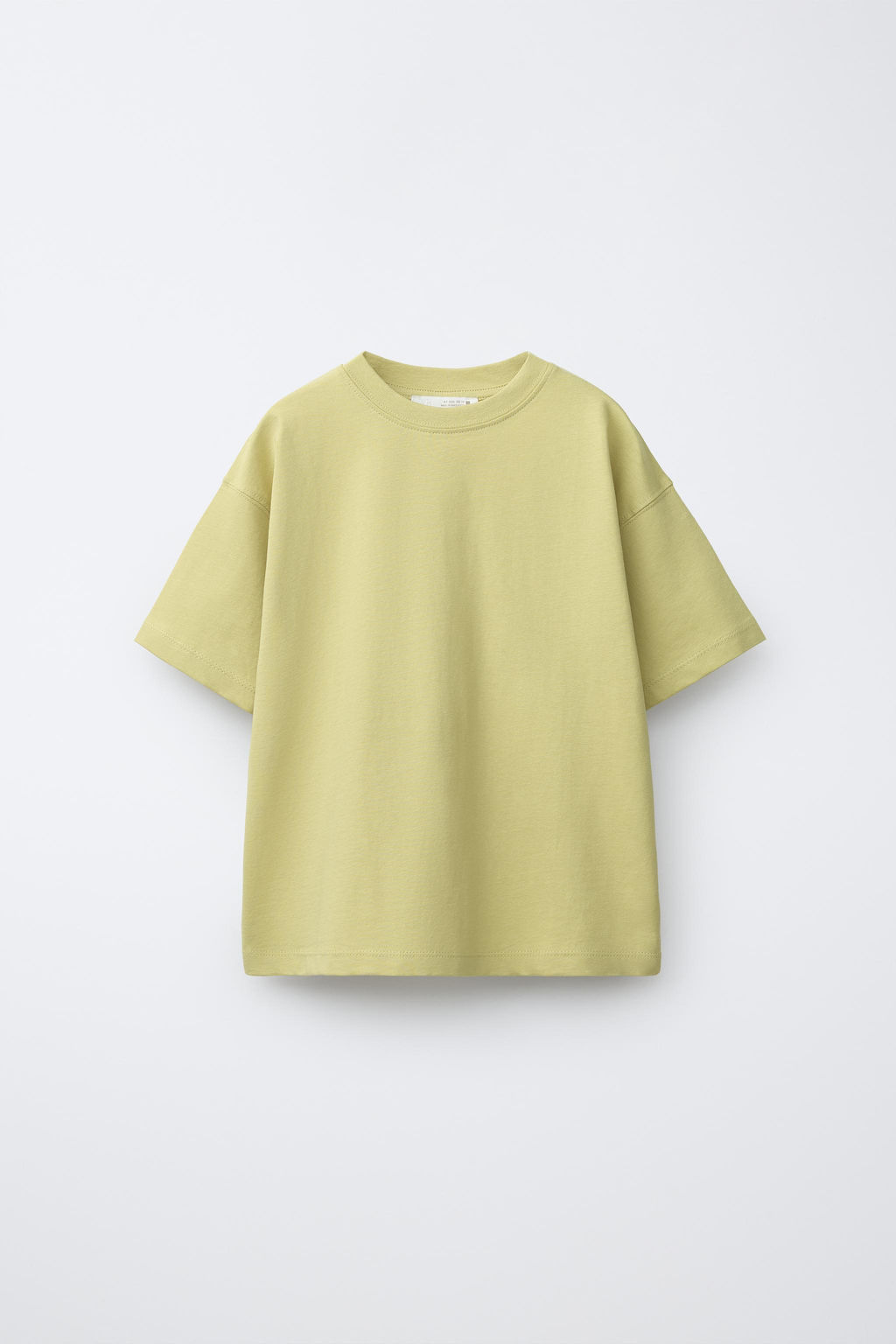 PACK TRES CAMISETAS LISAS Y RAYAS / Coral fuerte - Zara фото 2