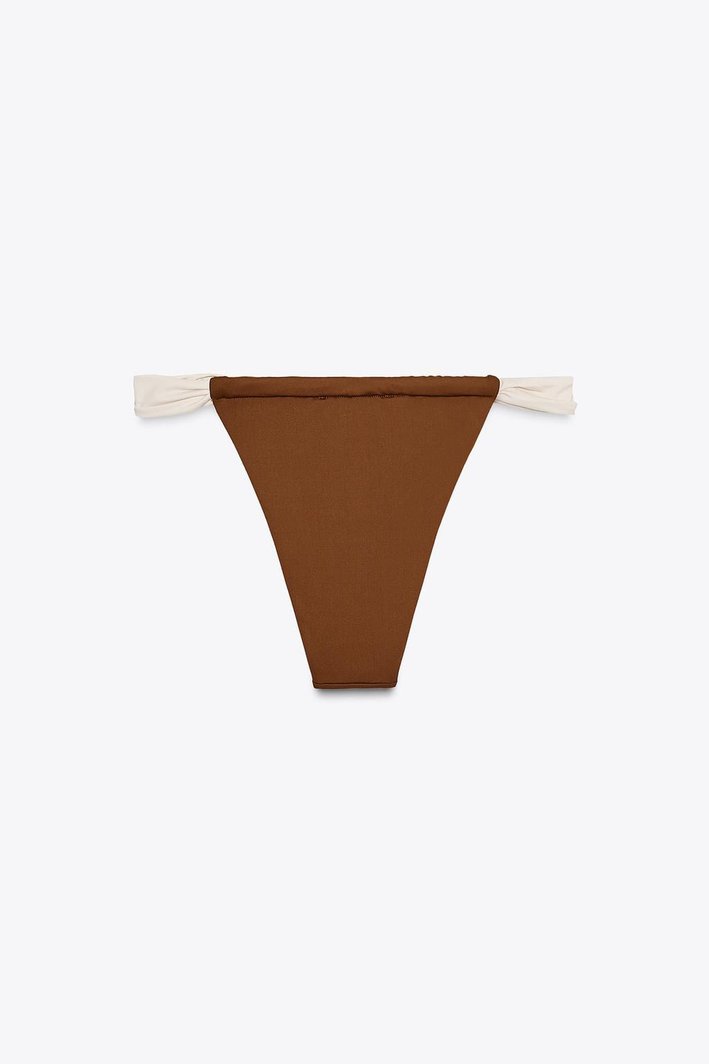 TIE-SIDE BIKINI BOTTOMS - Zara фото 5