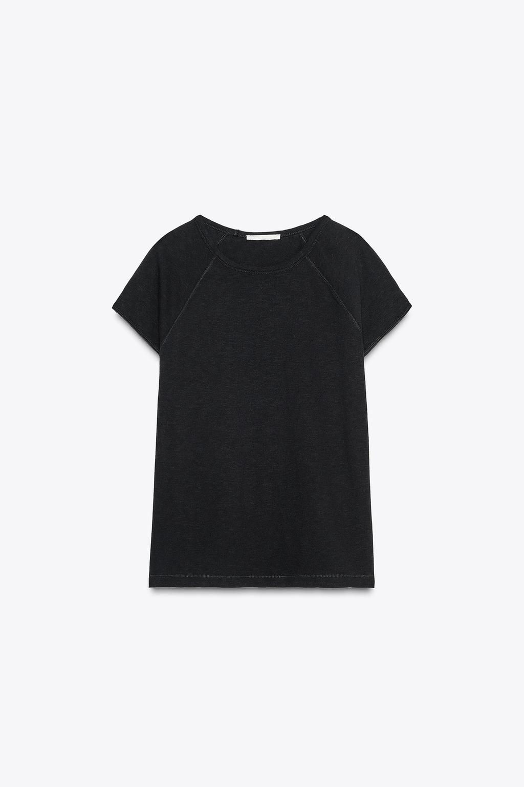 SLUB KNIT COTTON T-SHIRT - Zara фото 15