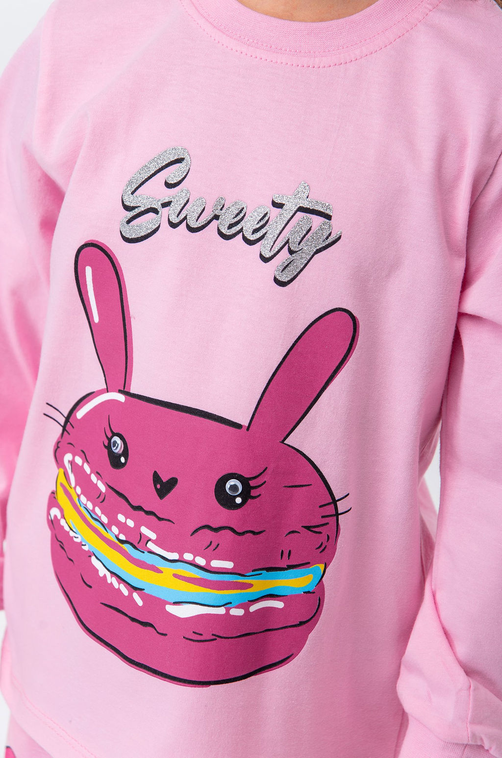 Хлопковая пижама для девочки Bonito  фото 3