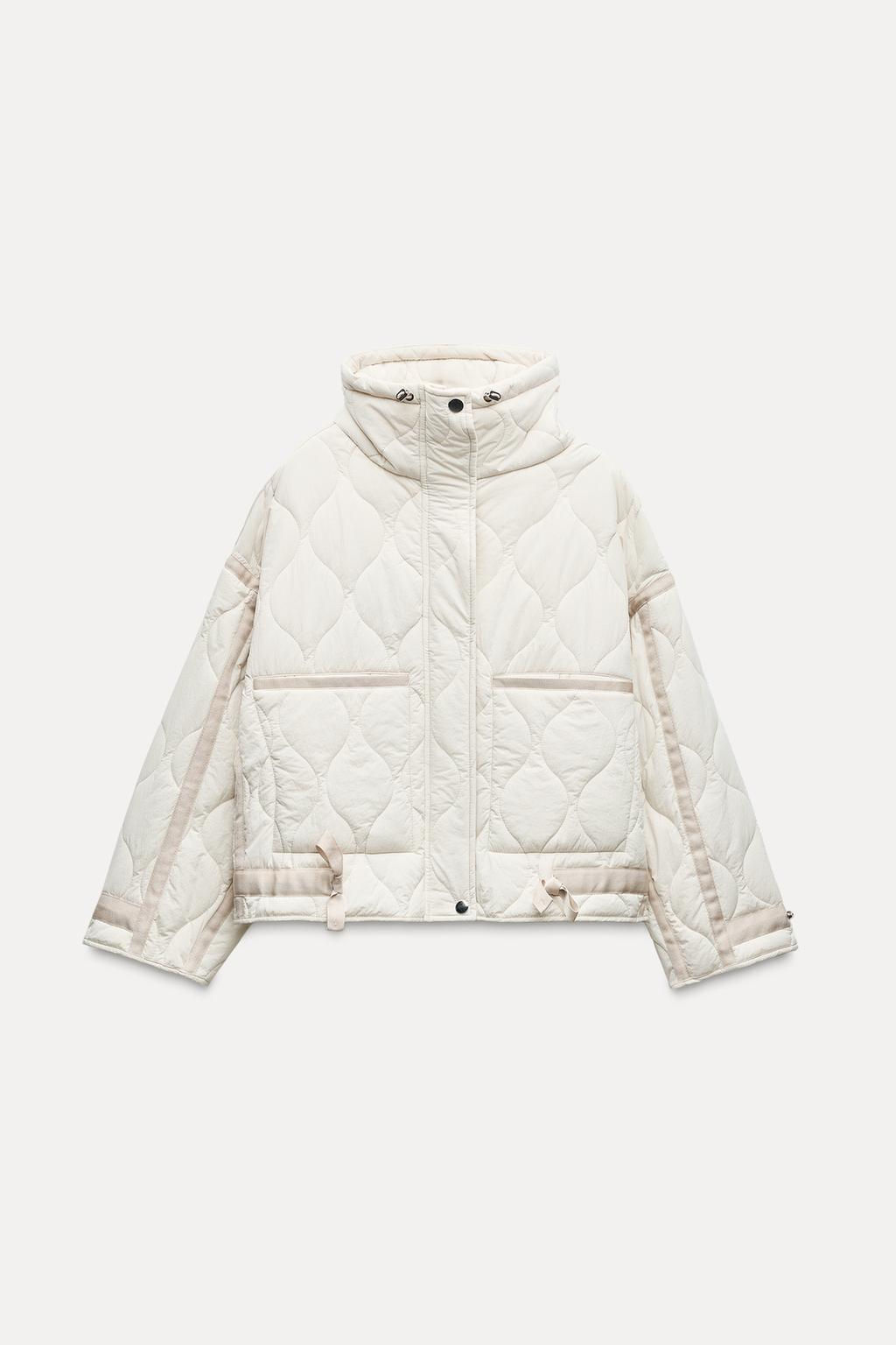 WATER-REPELLENT PADDED JACKET ZW COLLECTION - Zara фото 12