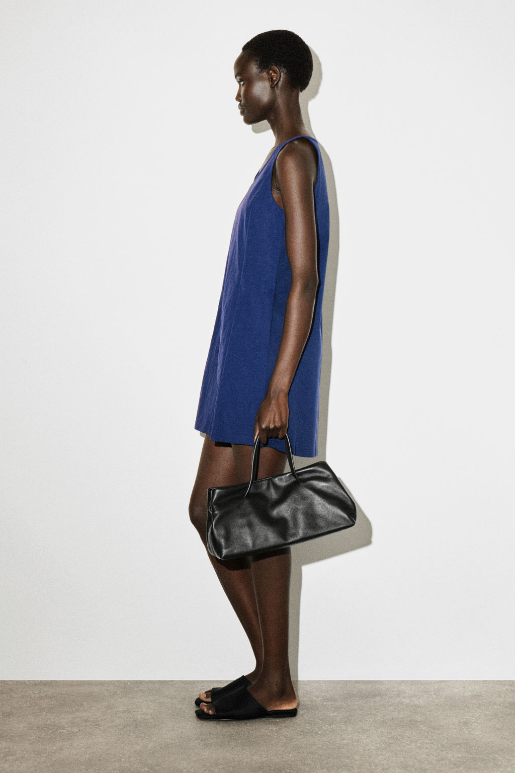 VESTIDO CORTO DE NAILON CON PANELES DE ALGOD?N - H&m фото 6
