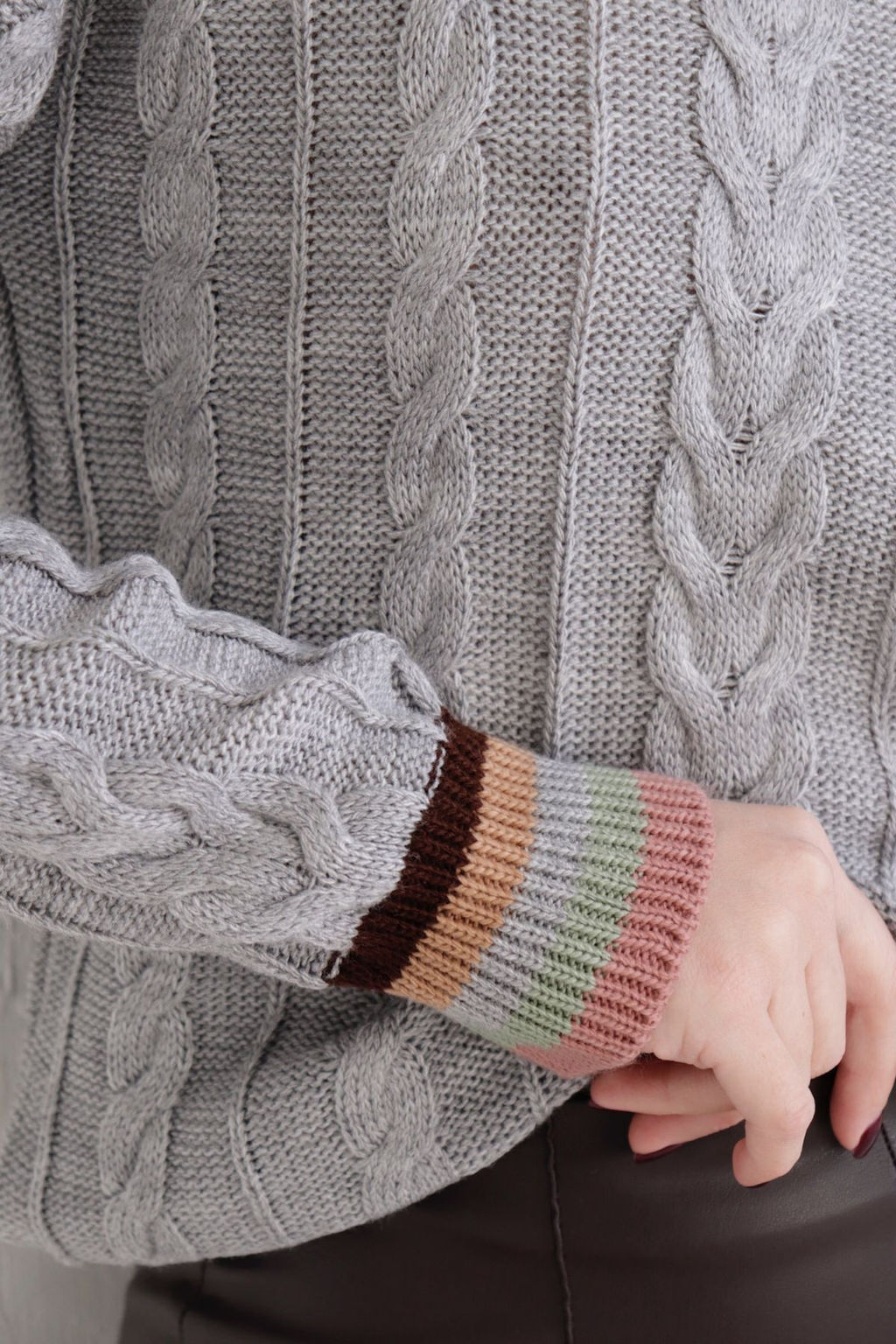 11002 Свитер серый - Martichelli фото 12