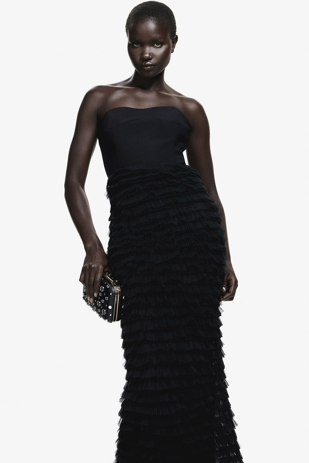 Vestido bandeau con falda de tul - H&m фото 3