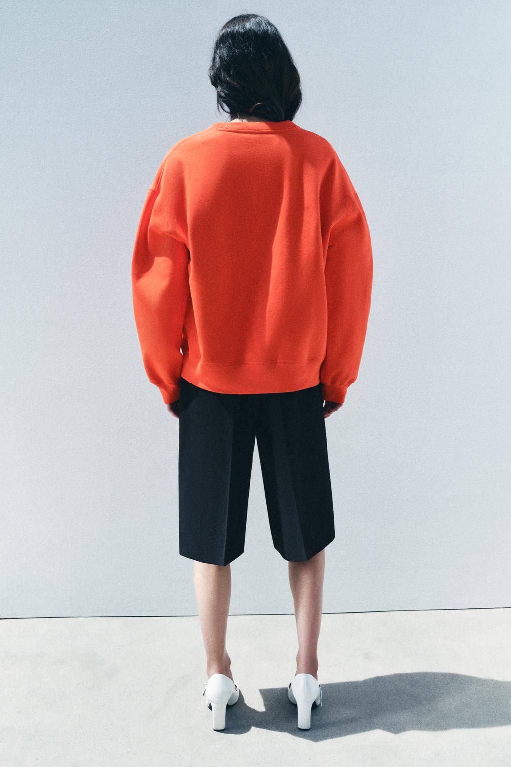 SOFT HEAVY COTTON SWEATSHIRT - Zara фото 22