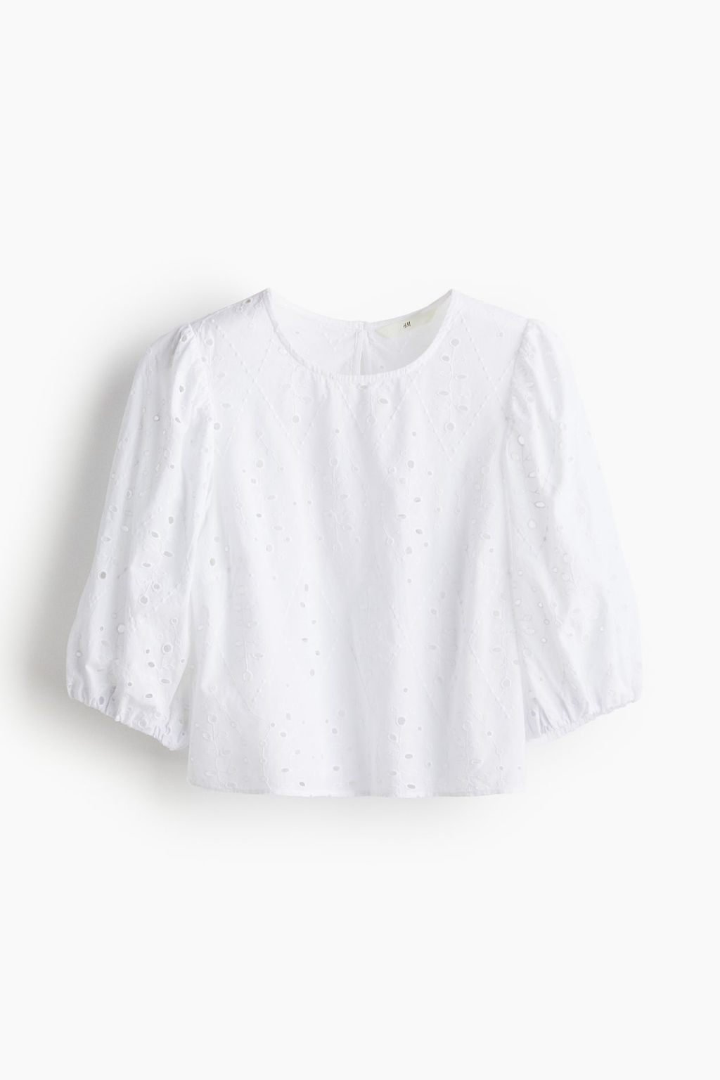 Blusa con bordado ingles - H&m фото 5
