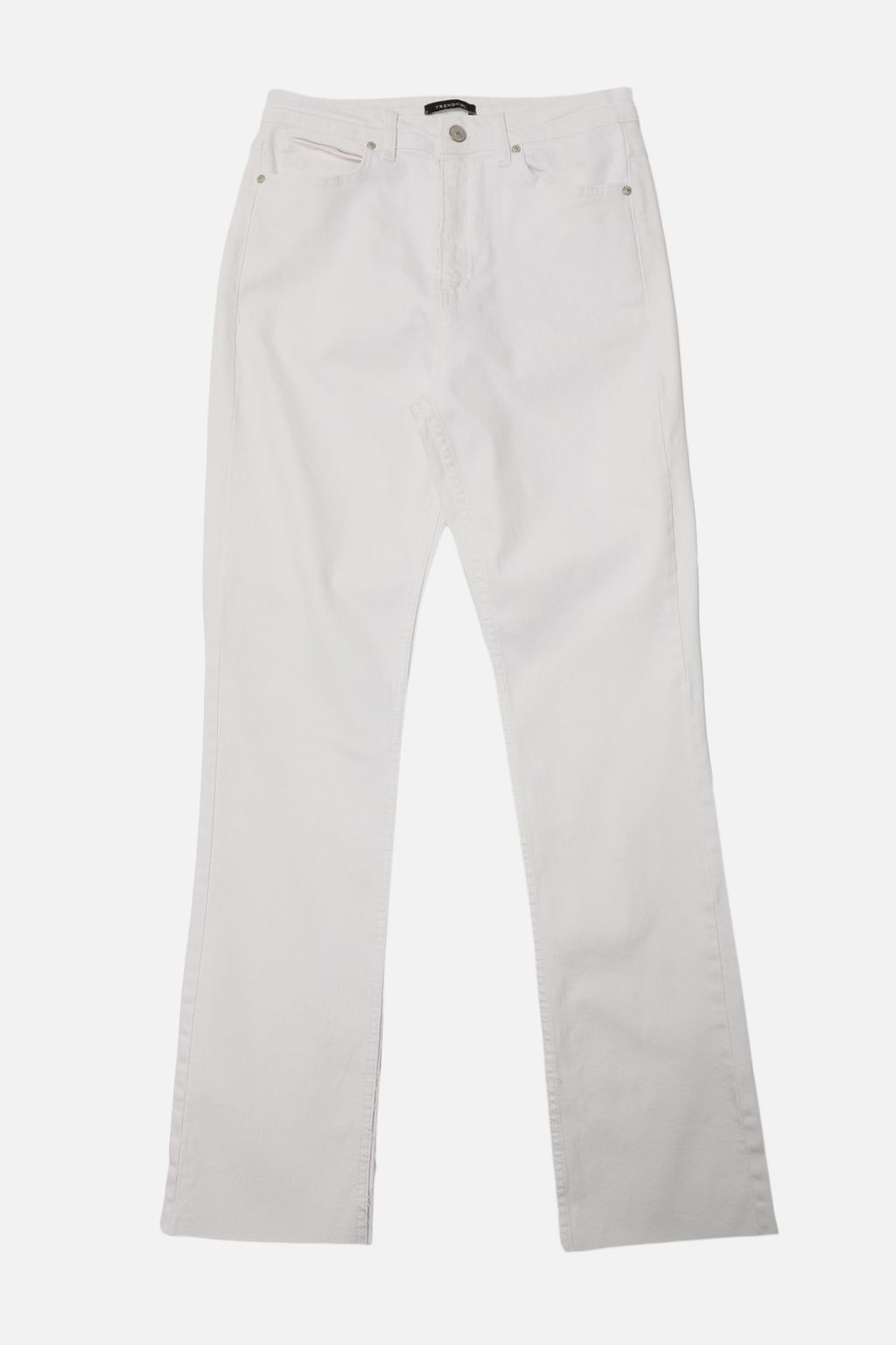 TRENDYOLMILLA Siyah Y?rtmacl? Yuksek Bel Flare Jeans TWOAW22JE0382  фото 30