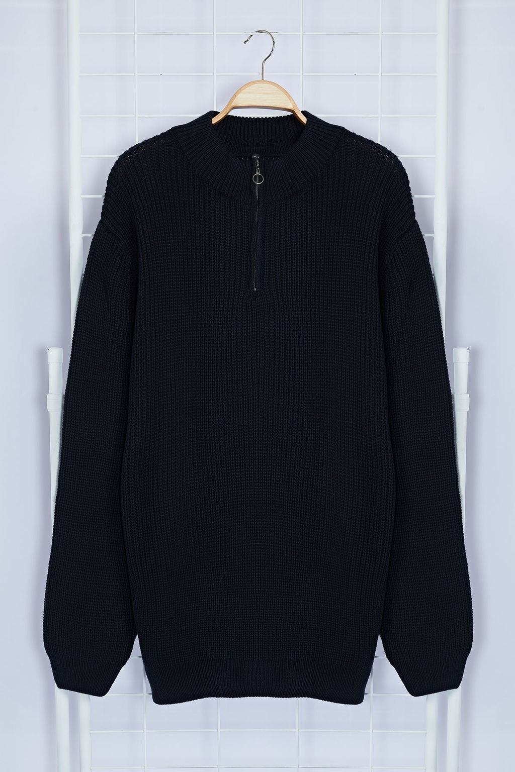 TRENDYOL MAN Bordo Regular Yar?m Bal?kc? Yaka Duz Triko Buyuk Beden Kazak TMNAW24AN00008 - Trendyolmilla фото 6