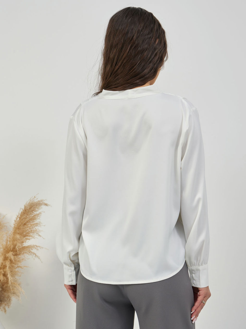 Блузка Пэги (белый) - Nadi bordo фото 5