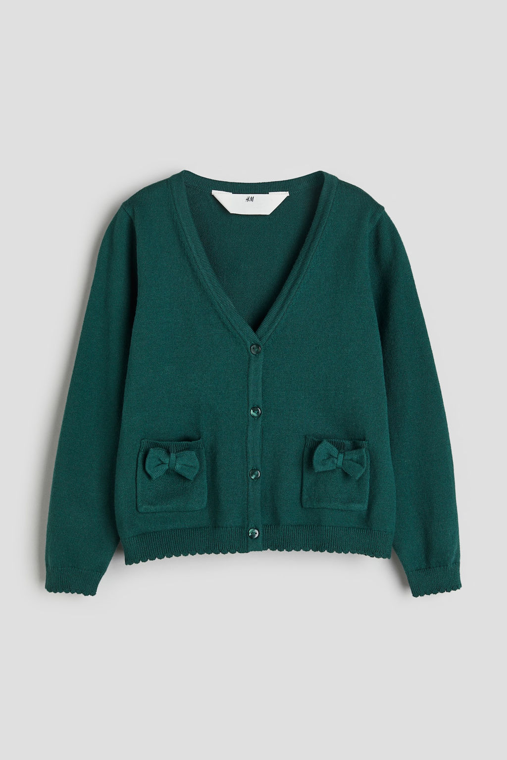 Cardigan escolar de algodon - H&m фото 4