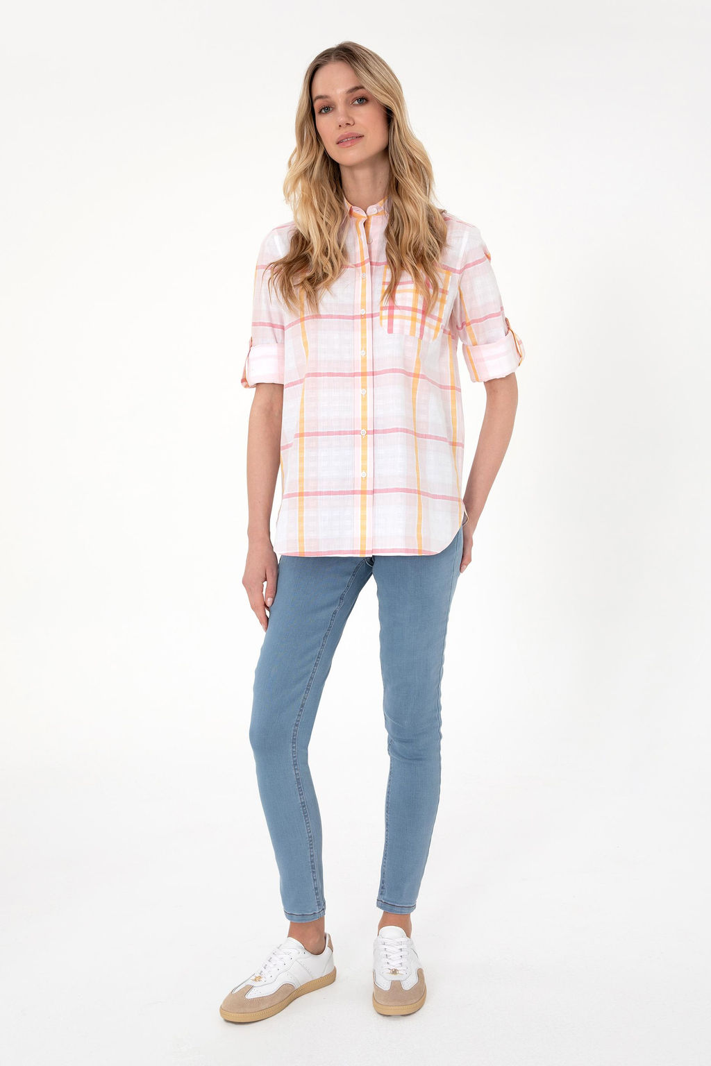 Kad_n Pembe Uzun Kollu G_mlek Sepette S_rpriz _ndirim - U.s. polo assn фото 4