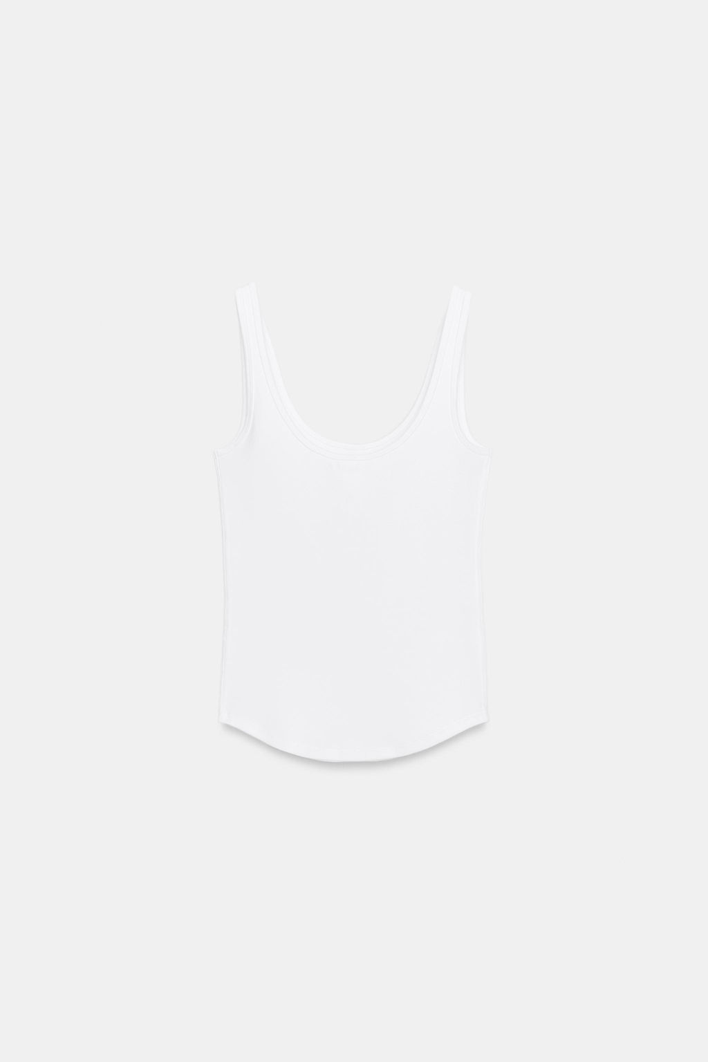 CAMISETA TIRANTES ALGOD?N / Blanco - Zara фото 6