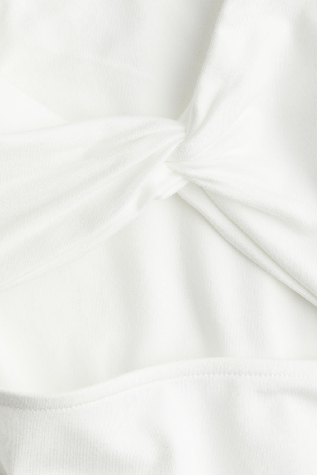 Top cropped con detalle girado - H&m фото 2