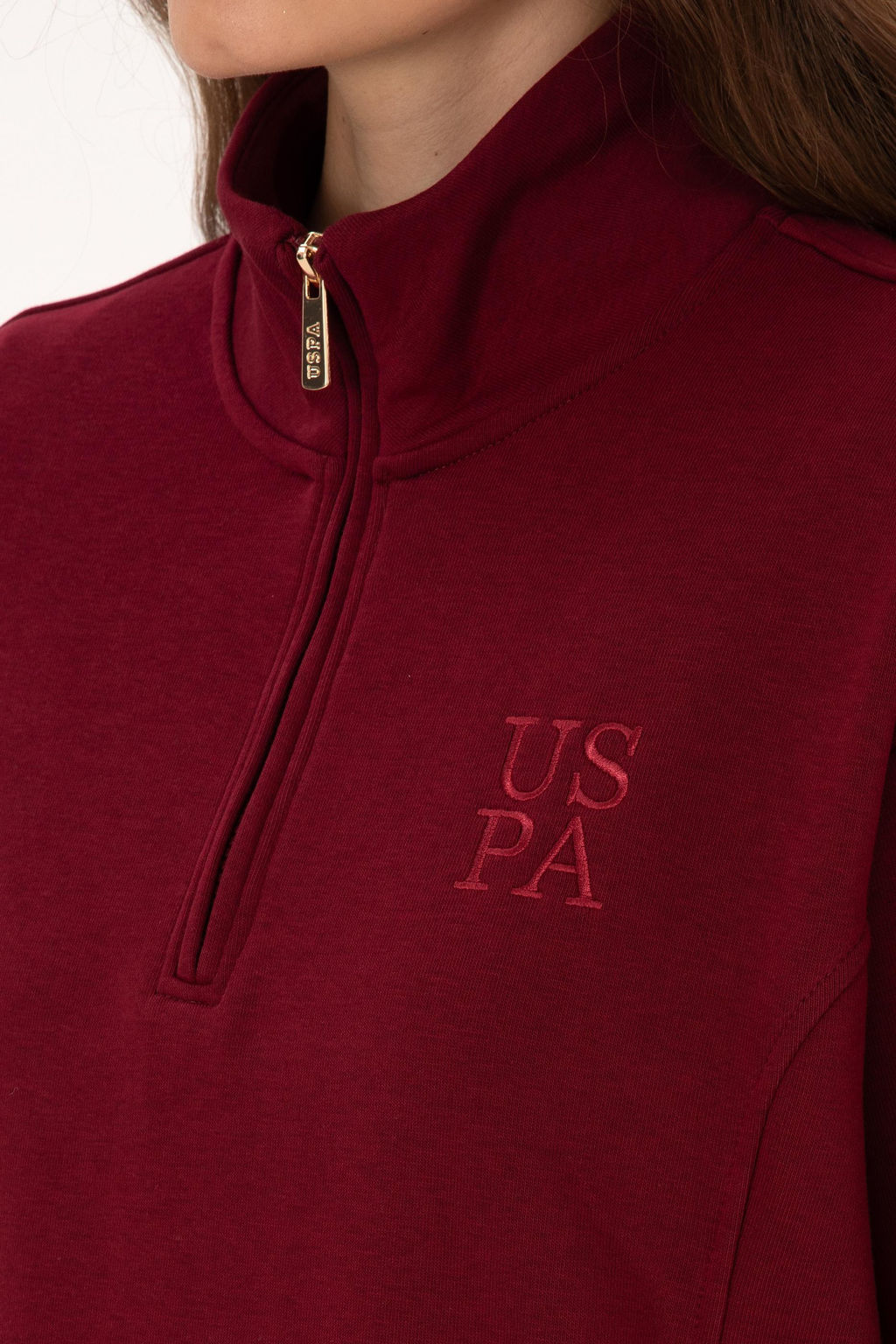 Kad_n Bordo Sweatshirt - U.s. polo assn фото 7