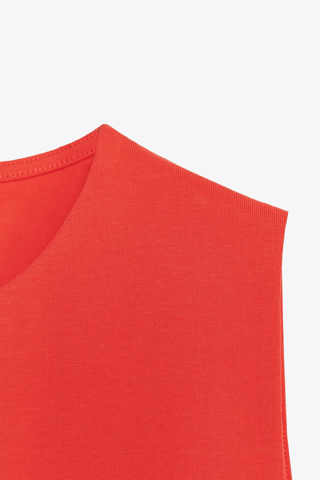 COTTON CROP TOP - Zara фото 22