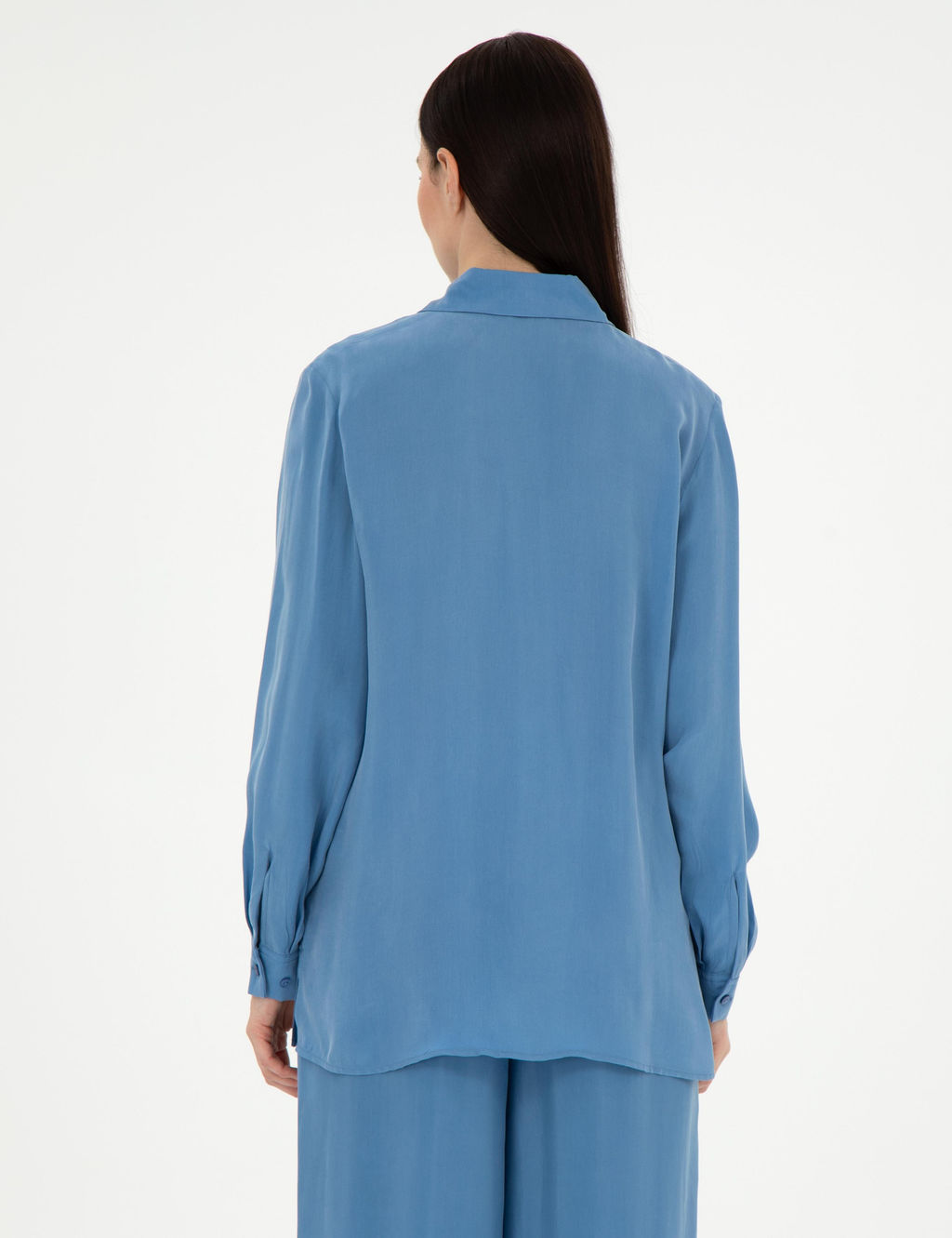 _ndigo Comfort Fit Uzun Kollu G_mlek - Pierre cardin фото 5