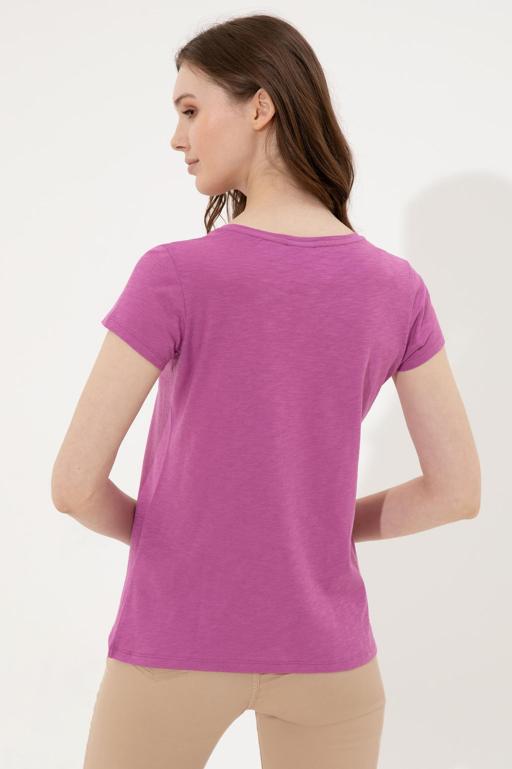 Kad_n Menek_e Bisiklet Yaka Ti__rt - U.s. polo assn фото 5