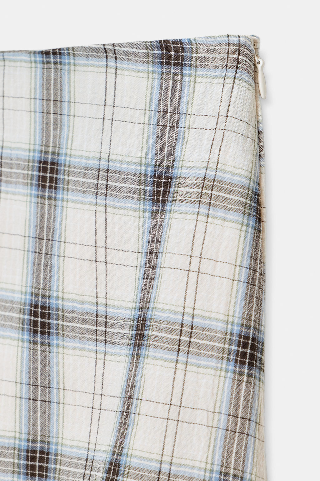 ASYMMETRIC CHECK SKIRT - Zara фото 4