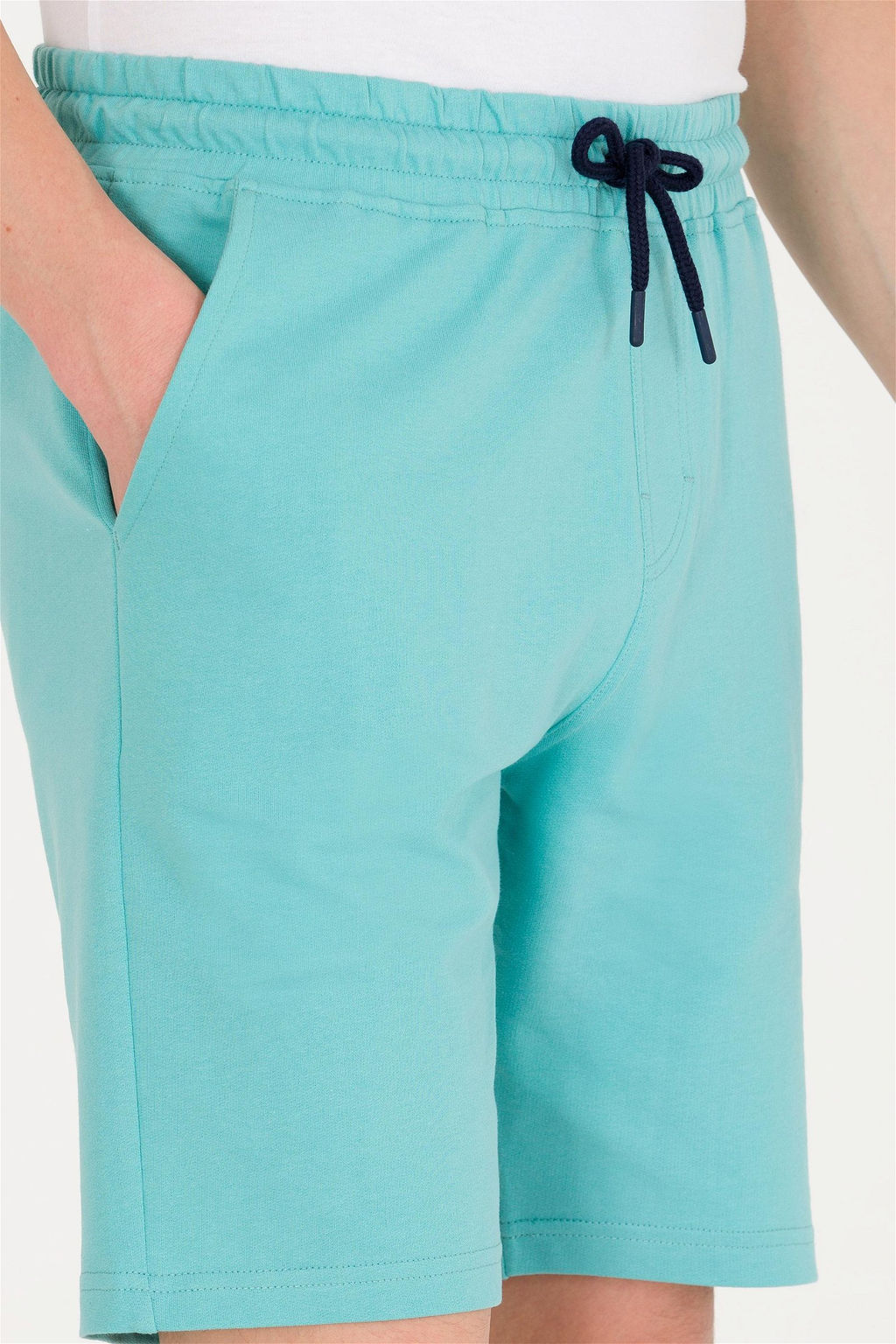 Мужские мятные трикотажные шорты - U.s. polo assn фото 6