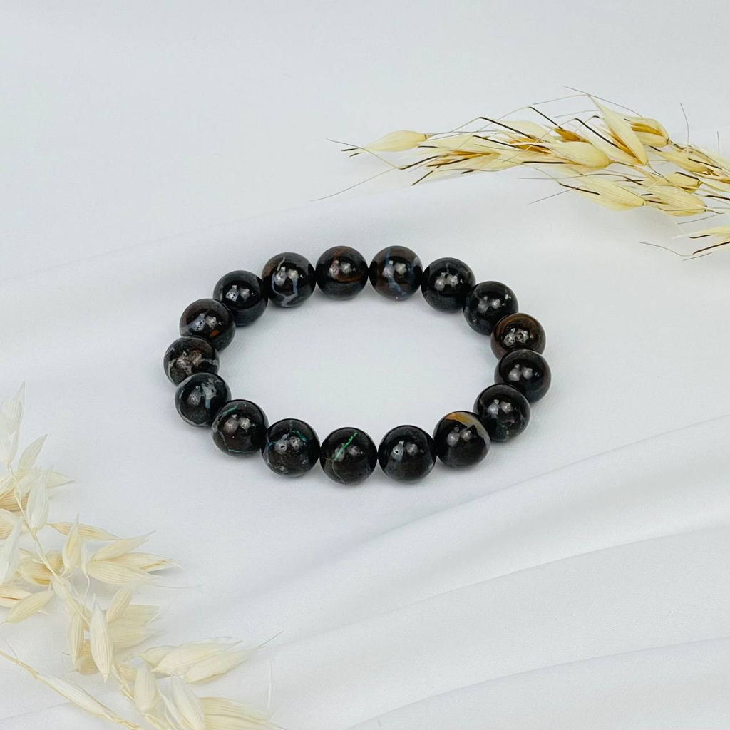 Браслет из древесного Опала 19 см - Радуга самоцветов фото 3