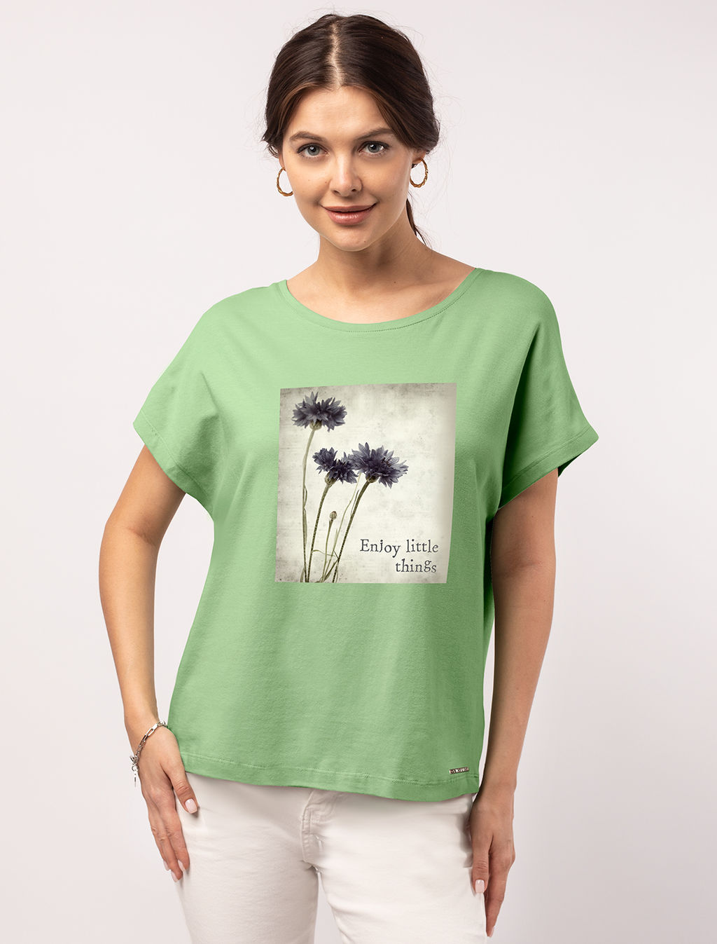 VILATTE / Футболка из премиального хлопка с эластаном