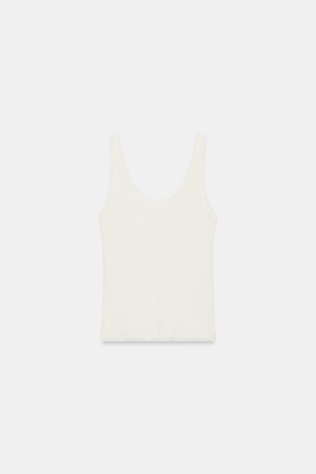 CAMISETA COMBINADA TIRANTES / Crudo - Zara фото 5