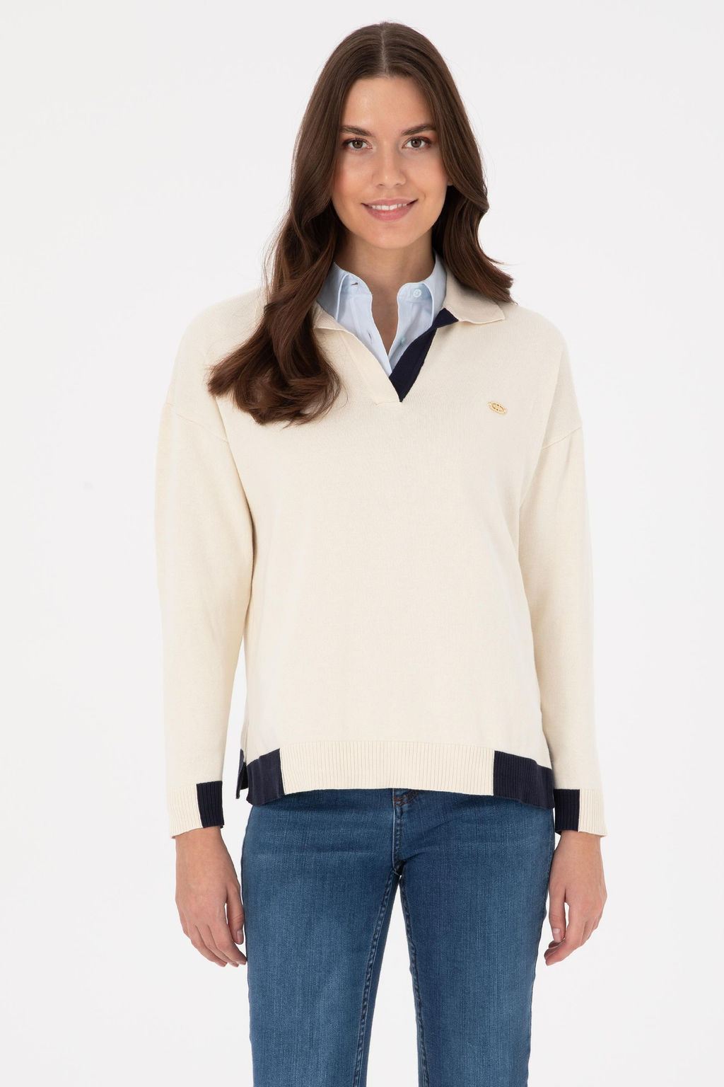 Kad_n Krem Kazak - U.s. polo assn фото 2