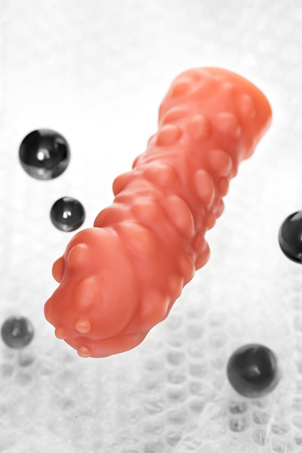 Насадка реалистичная KOKOS PENIS SLEEVE с дополнительной стимуляцией, TPE, телесная, 16.5 см