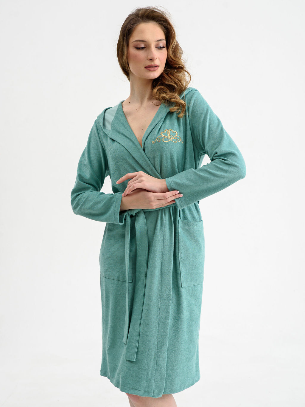Халат 80% ХЛОПОК Любимая - Оптима фото 21