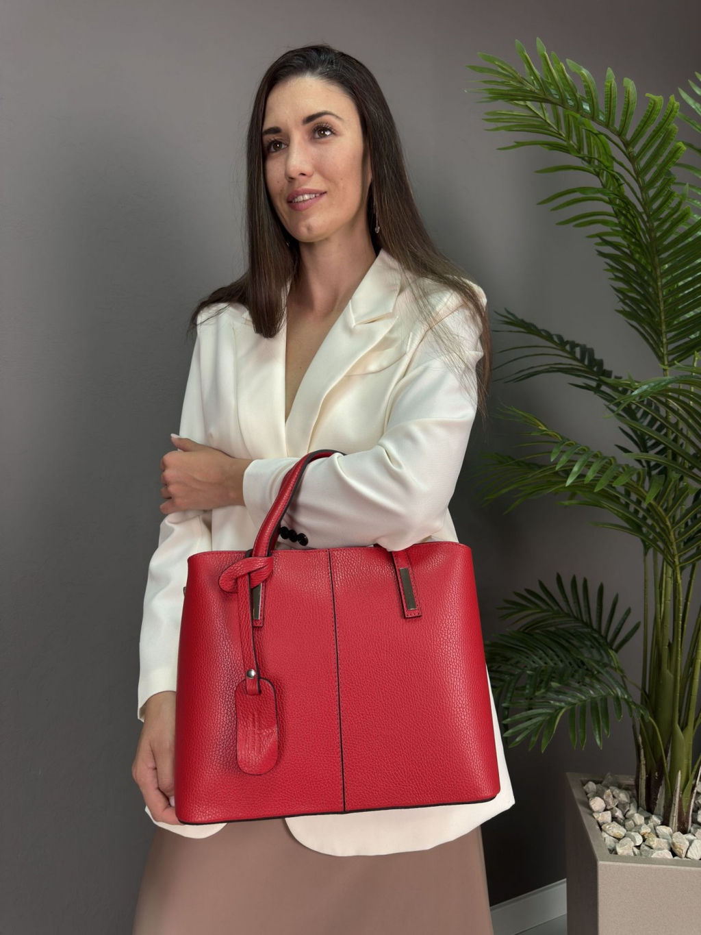 Сумка женская из натуральной телячьей кожи