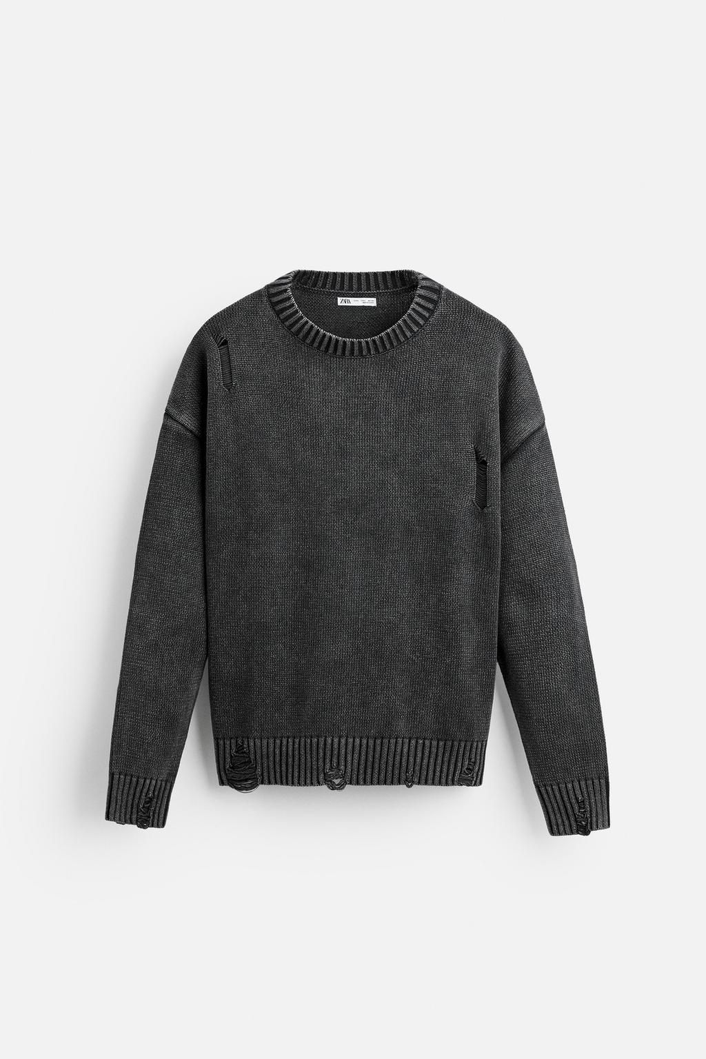 JACQUARD SLOGAN SWEATER - Zara фото 6