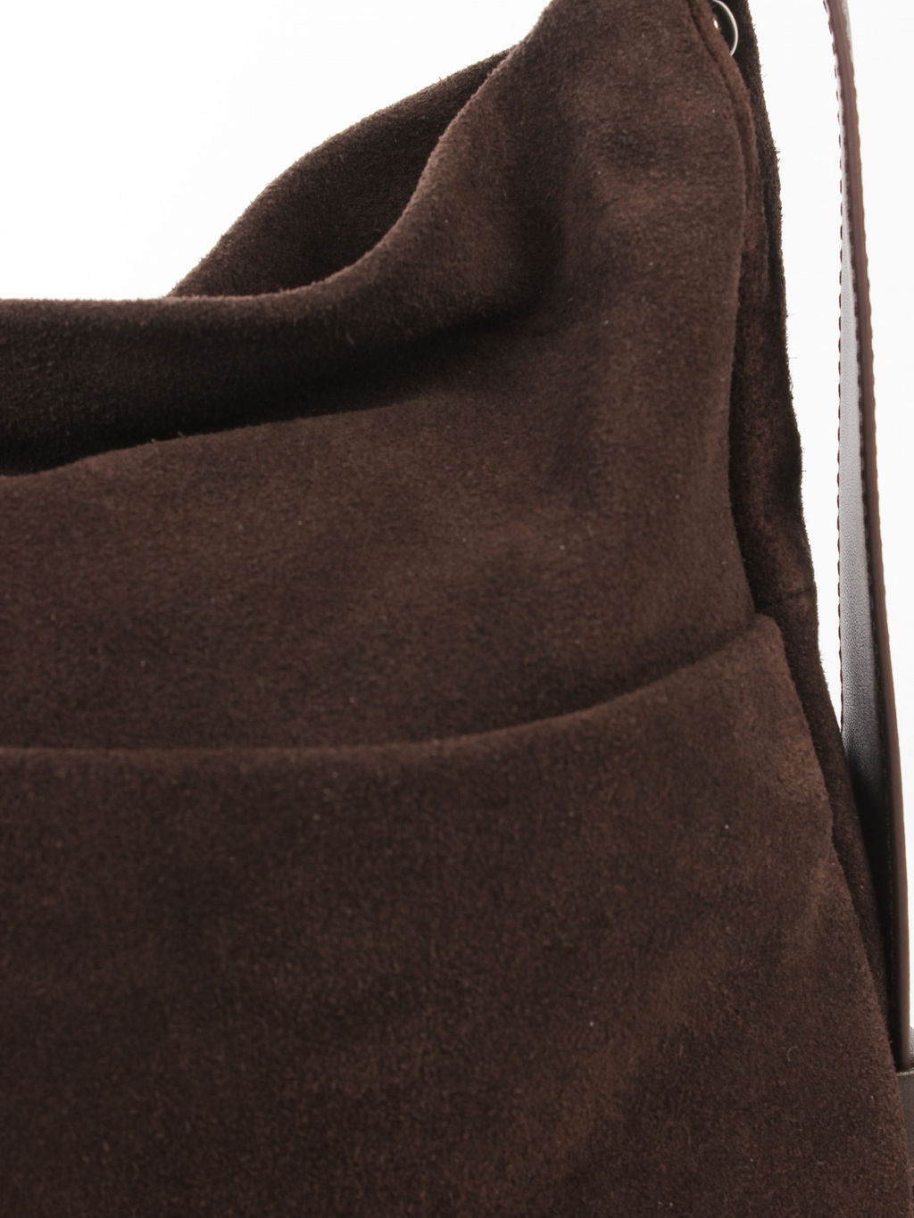 LACCOMA сумка АУ9902-Ф-коричневый натуральная замша хлопок  фото 5