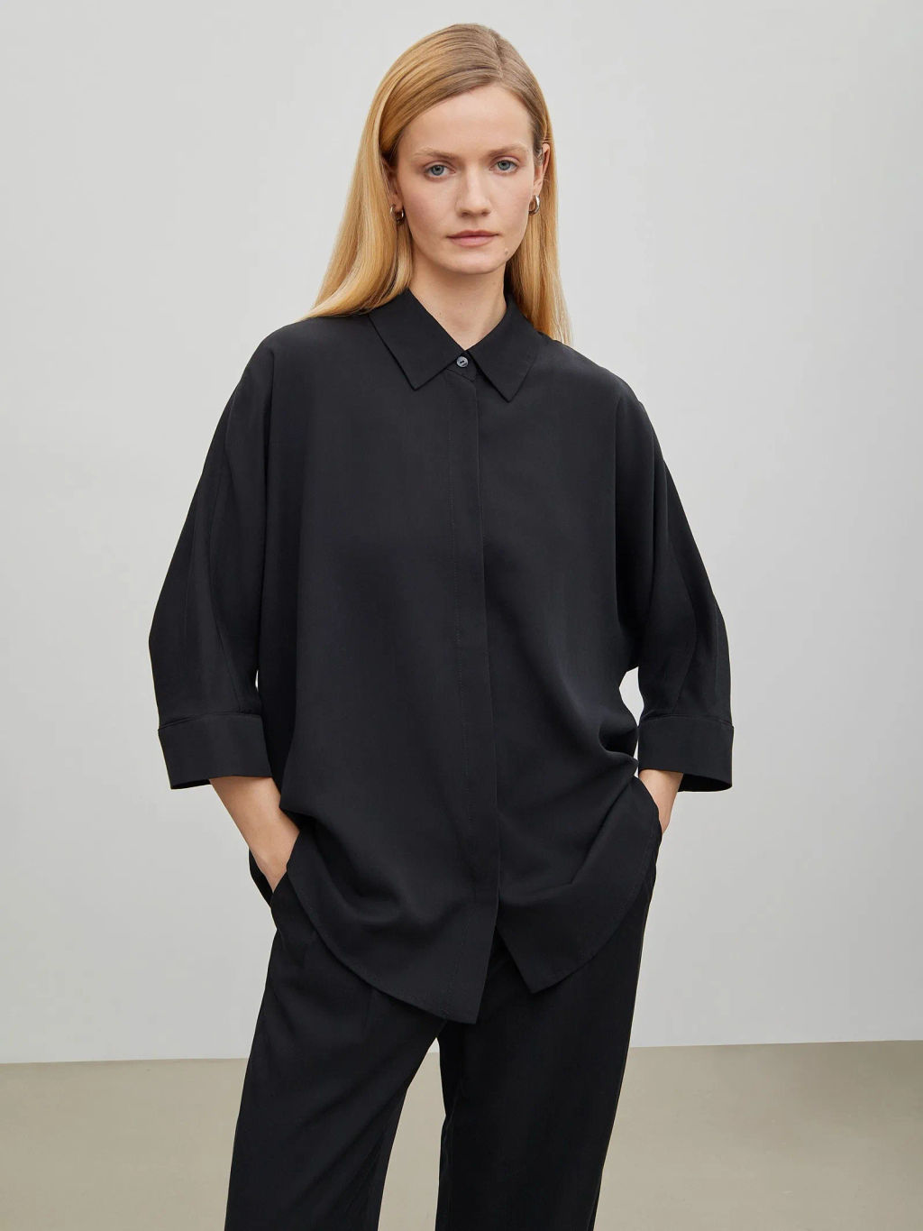 ЕМКА / Рубашка свободного кроя - Emka фото 3