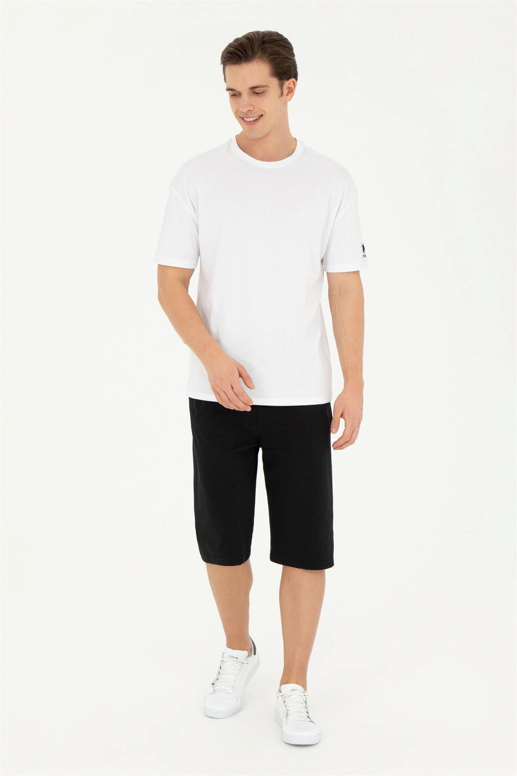 Мужская белая футболка - U.s. polo assn фото 4