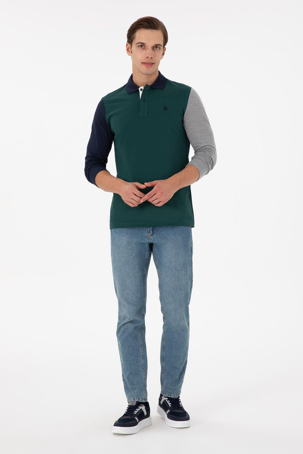 Мужской темно-зеленый свитшот Неожиданная скидка в корзине - U.s. polo assn фото 4