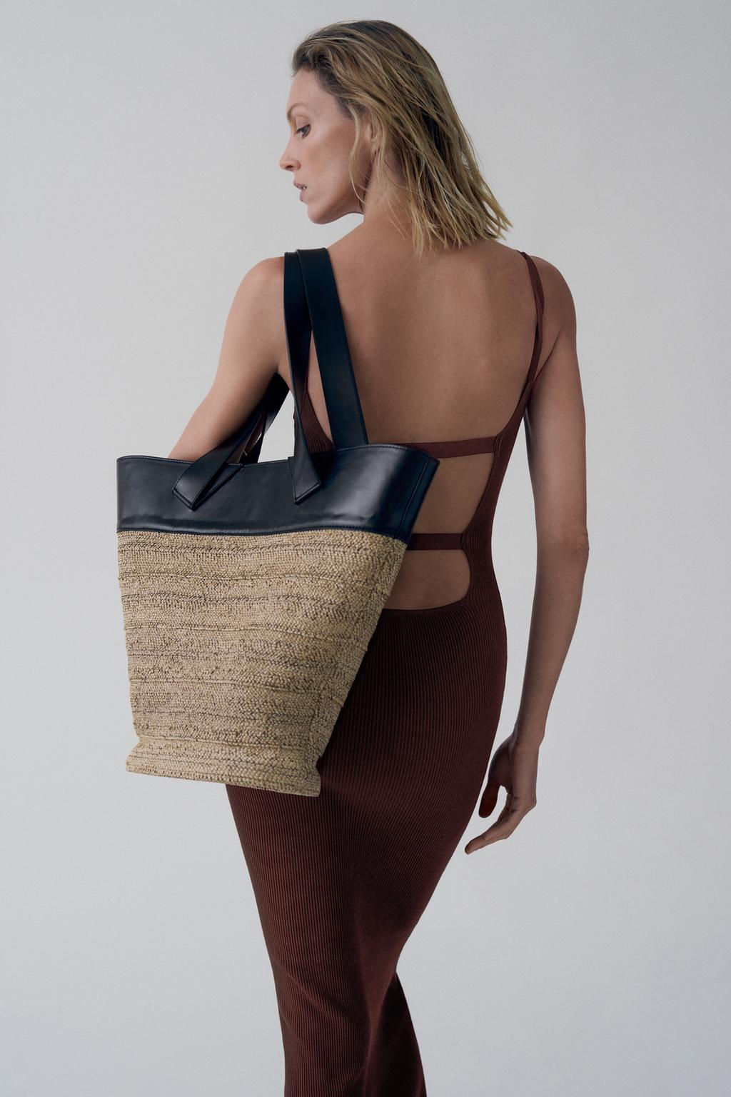 OPEN BACK KNIT MIDI DRESS - Zara фото 2