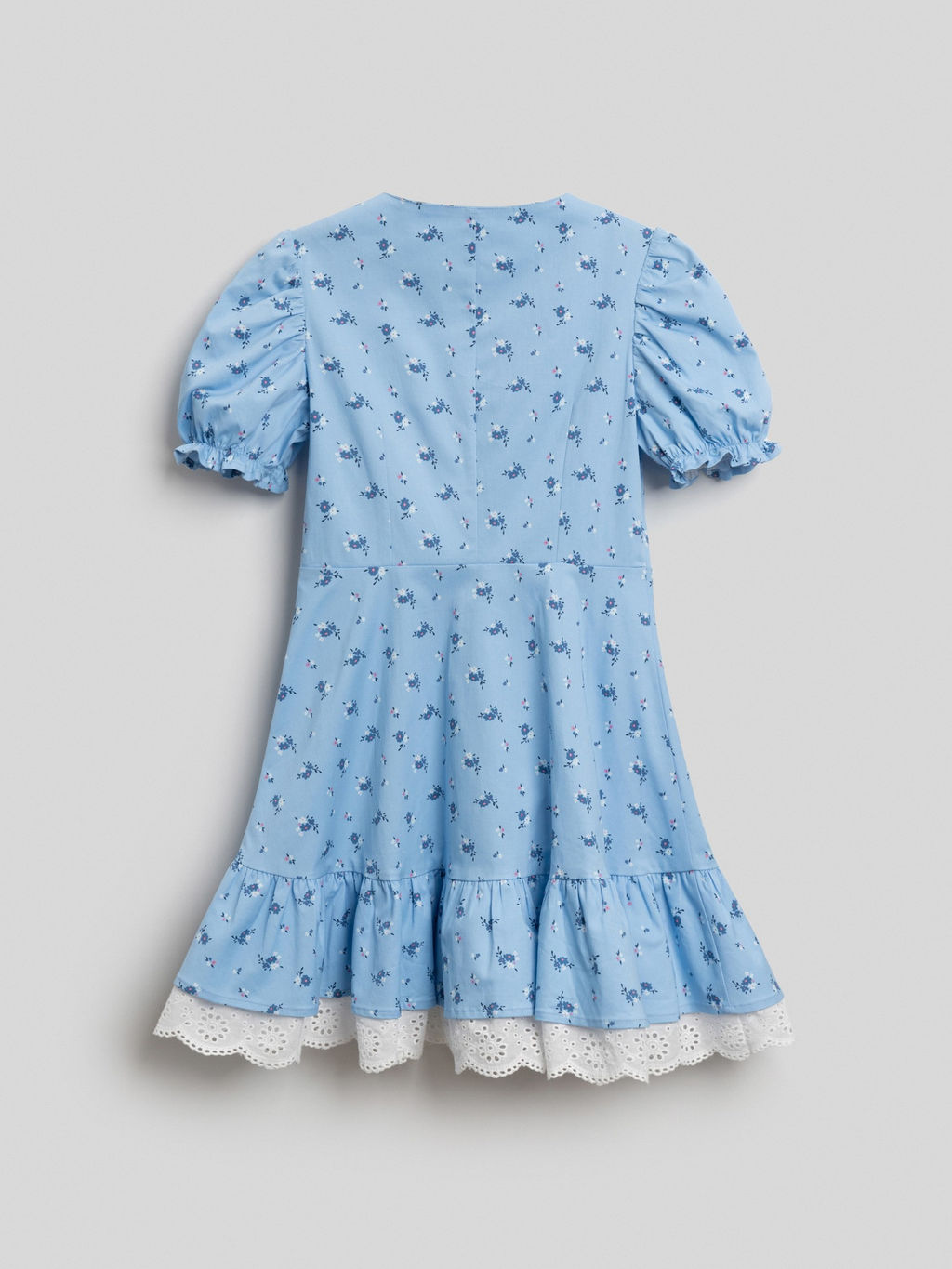 ACOOLA / Платье детское для девочек Valen голубой принт  фото 2